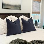Sofa Set van 2 Chenille Sofa Kussens met Elegant Design, Zacht en Luxe Decoratief Kussen voor Sofa, Bed en Woondecoratie