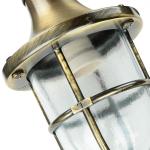Wandlamp voor buiten, echt messing, antiek, IP64, maritiem, weerbestendig, buitenlamp, balkon, buiten, voordeur, terras, binnenplaats, scheepslamp, buitenlamp