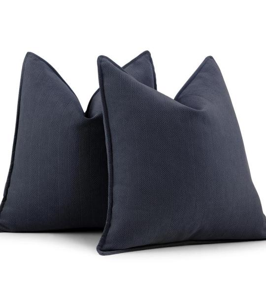 Sofa Set van 2 Chenille Sofa Kussens met Elegant Design, Zacht en Luxe Decoratief Kussen voor Sofa, Bed en Woondecoratie