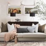 Sofa Set van 2 Chenille Sofa Kussens met Elegant Design, Zacht en Luxe Decoratief Kussen voor Sofa, Bed en Woondecoratie