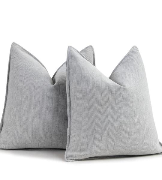 Sofa Set van 2 Chenille Sofa Kussens met Elegant Design, Zacht en Luxe Decoratief Kussen voor Sofa, Bed en Woondecoratie