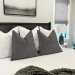 Sofa Set van 2 Chenille Sofa Kussens met Elegant Design, Zacht en Luxe Decoratief Kussen voor Sofa, Bed en Woondecoratie