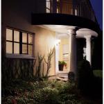 L15 S Buitenlamp, 180 graden Bewegingsmelder, Max. 10 m Bereik, Klassiek Design, Wit