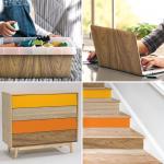 Perfect Fix Plakfolie, houtlook, Franse houtfolie, 90 cm x 2,1 m, dikte 150 μ, zelfklevende meubelfolie, decoratiefolie, geen luchtbellen, keukenfolie, pvc zonder ftalaten, made i