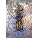 Bloemenvaas vaas van metaal - decoratie woonkamer cadeau voor vrouwen verjaardag Moederdag - kleur: metallic bruin hoogte 36 cm