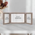 Bilderrahmen Collage Holz 3 Bilder für 10x15 und 13x18 Mehrfach Braun Rustikal Fotorahmen Family Hochzeit Geschenk