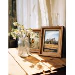 Fotolijsten 7x5 Fotolijsten 5x7 inch Houten voor Muur Vriend Familie Kerst Verjaardagscadeau Echt Glas met Mounts Schuur Hout Diepe Rustieke Frames Display Verticaal Horizontaal Bu