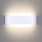 16W Wandlamp Binnen Wit LED Wandlamp Modern Up Down Licht Muurverlichting Neutraalwit Ganglamp Muur Trap Verlichting IP44 voor Woonkamer Slaapkamer Gang enzovoort