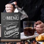 2 stuks kleine krijt, houten bord voor buffet, bruiloft, tafelkaartjes, kaarthouder, memobord, menu, tafelkaarten, met standaard