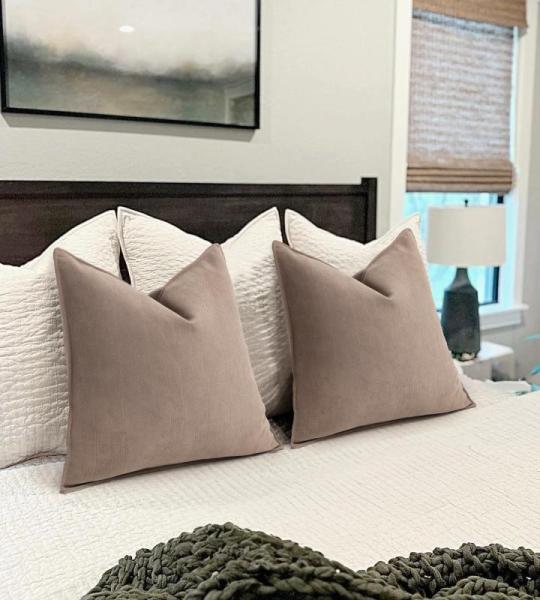 Sofa Set van 2 Chenille Sofa Kussens met Elegant Design, Zacht en Luxe Decoratief Kussen voor Sofa, Bed en Woondecoratie