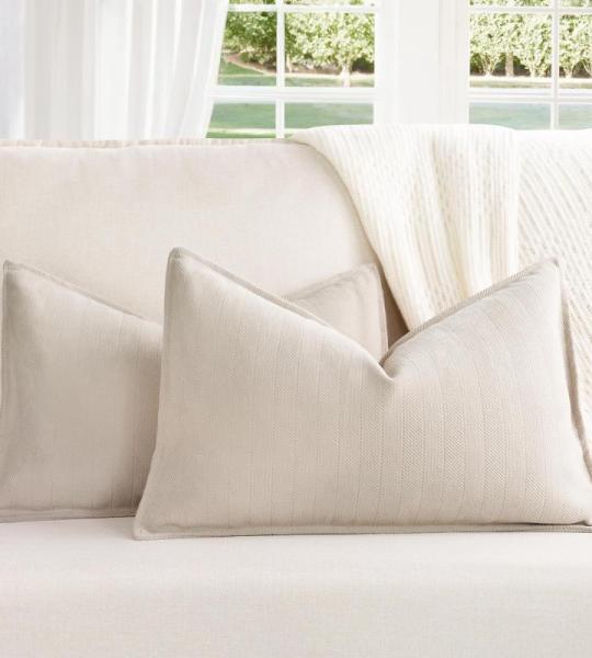 Sofa Set van 2 Chenille Sofa Kussens met Elegant Design, Zacht en Luxe Decoratief Kussen voor Sofa, Bed en Woondecoratie