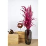 WL Plants - Vaas Magret - Zwarte Vaas voor binnen - Smoke Vaas - Bloemenvaas - H40 x Ø19cm - Vaas Zwart - Zwarte Bloemenvaas - Handgemaakt + Extra stevig verpakt