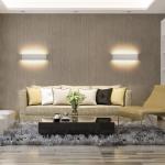 Wandlamp, hout, industrieel
