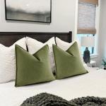 Sofa Set van 2 Chenille Sofa Kussens met Elegant Design, Zacht en Luxe Decoratief Kussen voor Sofa, Bed en Woondecoratie