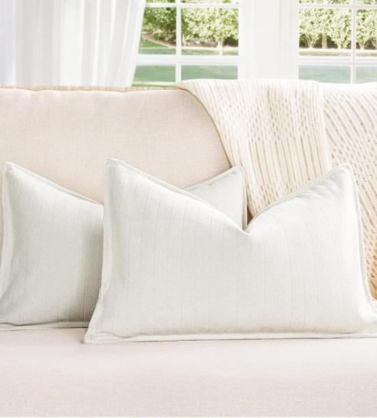 Sofa Set van 2 Chenille Sofa Kussens met Elegant Design, Zacht en Luxe Decoratief Kussen voor Sofa, Bed en Woondecoratie
