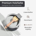 Hout Houtverf weerbestendige Verf voor Hout Gekleurde - Hemelsblauw 10L