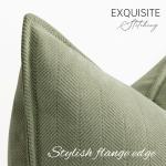 Sofa Set van 2 Chenille Sofa Kussens met Elegant Design, Zacht en Luxe Decoratief Kussen voor Sofa, Bed en Woondecoratie