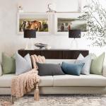 Sofa Set van 2 Chenille Sofa Kussens met Elegant Design, Zacht en Luxe Decoratief Kussen voor Sofa, Bed en Woondecoratie
