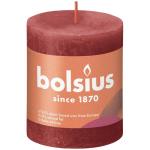 Rustieke stompkaarsen, 4 stuks, 8 x 7 cm, decoratieve kaarsen voor huishouden, lengte brandduur 35 uur, ongeparfumeerde, natuurlijke plantenwas, zonder palmolie
