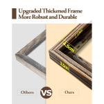 Fotolijsten 7x5 Fotolijsten 5x7 inch Houten voor Muur Vriend Familie Kerst Verjaardagscadeau Echte Klasse met Mounts Schuur Hout Diepe Rustieke Frames Display Heavy Duty Bureau Taf