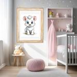 Vintage fotolijst, model Toscane, echt hout, rustieke shabby-chic look, wit/bruin, traditionele houten lijst in landelijke stijl, natuurlijk mooi, bruin, 50X50 cm