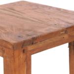 Rustical houten kruk Madero | 48x30x30 cm (HxBxD), gerecycled hout | houten kruk | kleur: 08 honingkleuren gewaxt