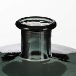 Glazen fles Guan - H26 x Ø21 cm - gerecycled glas - groen