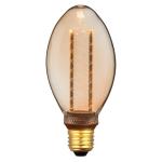 4x  Vintage Design LED lamp in retro stijl voor sfeerverlichting E27 B75 Edison lamp, 4W 200lm 1800K extra warm wit 320° 230V flikkervrij, niet dimbaar