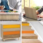 Perfect Fix Zelfklevende meubelfolie, houtlook, licht eiken, 67,5 cm x 2 m, dikte 150 μ, zelfklevende meubelfolie, decoratiefolie, geen luchtbellen, keukenfolie, pvc zonder ftalat