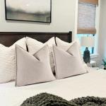 Sofa Kussenhoezen Set van 2 Chenille Sofa Kussens met Elegant Design, Zacht en Luxe Decoratief Kussen voor Sofa, Bed en Woondecoratie