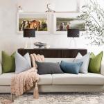 Sofa Set van 2 Chenille Sofa Kussens met Elegant Design, Zacht en Luxe Decoratief Kussen voor Sofa, Bed en Woondecoratie
