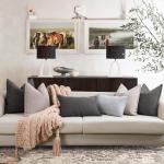 Sofa Set van 2 Chenille Sofa Kussens met Elegant Design, Zacht en Luxe Decoratief Kussen voor Sofa, Bed en Woondecoratie