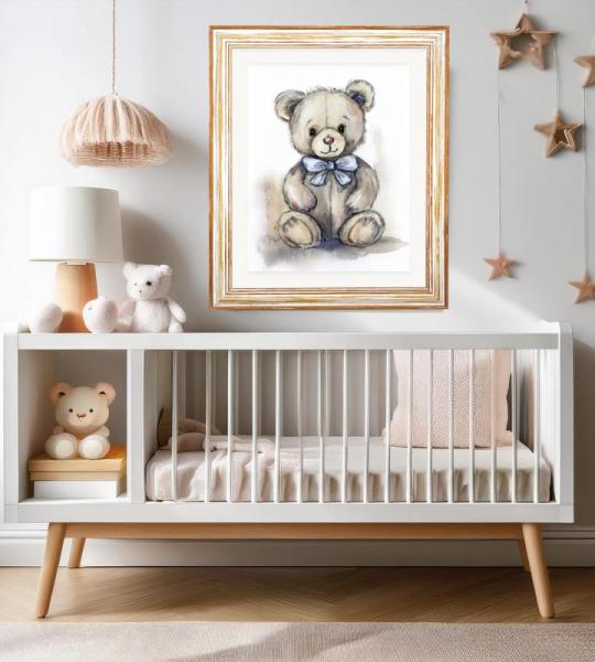 Vintage fotolijst Toscane van echt hout in rustieke shabby chic-look (wit/bruin), traditionele houten lijststijl - natuurlijk mooi! (60x80 cm)