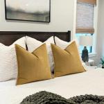 Sofa Set van 2 Chenille Sofa Kussens met Elegant Design, Zacht en Luxe Decoratief Kussen voor Sofa, Bed en Woondecoratie