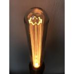 10x  Vintage Design LED lamp in retro stijl voor sfeerverlichting E27 T30 Edison lamp, 2W 65lm 1800K extra warm wit 320° 230V flikkervrij, niet dimbaar