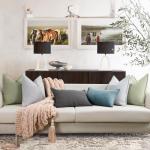Sofa Set van 2 Chenille Sofa Kussens met Elegant Design, Zacht en Luxe Decoratief Kussen voor Sofa, Bed en Woondecoratie