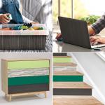 Perfect Fix Plakfolie, houtlook, zebrano houtfolie, 45 cm x 2 m, dikte 150 μ, zelfklevende meubelfolie, decoratiefolie, geen luchtbellen, keukenfolie, pvc zonder ftalaten, made in