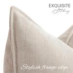 Sofa Set van 2 Chenille Sofa Kussens met Elegant Design, Zacht en Luxe Decoratief Kussen voor Sofa, Bed en Woondecoratie