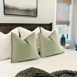 Sofa Set van 2 Chenille Sofa Kussens met Elegant Design, Zacht en Luxe Decoratief Kussen voor Sofa, Bed en Woondecoratie