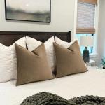 Sofa Set van 2 Chenille Sofa Kussens met Elegant Design, Zacht en Luxe Decoratief Kussen voor Sofa, Bed en Woondecoratie