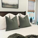 Sofa Set van 2 Chenille Sofa Kussens met Elegant Design, Zacht en Luxe Decoratief Kussen voor Sofa, Bed en Woondecoratie