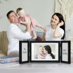 Bilderrahmen Collage Schwarz 3 Bilder für 10x15 und 13x18 Fotos Mehrfach Holz Fotorahmen Family Hochzeit Geschenk