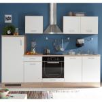 Moderne onderkast keuken in eiken Sonoma look, mat wit - ruime keukenkast met veel opbergruimte - 50 x 90 x 60 cm (B x H x D)
