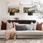 Sofa Set van 2 Chenille Sofa Kussens met Elegant Design, Zacht en Luxe Decoratief Kussen voor Sofa, Bed en Woondecoratie
