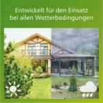 Creek Outdoor wandlamp (60 W), weerbestendige buitenlamp, E27-lamp zonder lamp, zwart