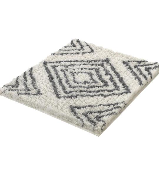 Badmat Boho, kleur: natuur, materiaal: 100% katoen, afmeting: 55x 65 cm, 9157202539