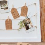 Ginger Ray Alternatief Wedding Guestbook Russisch land, wit