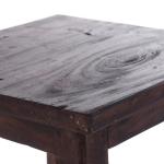 RUSTIC HOUTEN ZITKRUK MADERO | 48x30x30 cm (HxBxD), gerecycled hout | houten kruk | Kleur: 03 donkerbruin