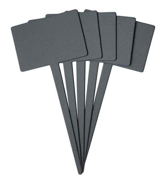Silhouet Rechthoek Krijtbord Tags met Krijtmarkering, Set van 5 (TAG-RECTANGLE-5)