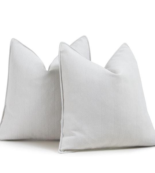 Sofa Kussenhoezen Set van 2 Chenille Sofa Kussens met Elegant Design, Zacht en Luxe Decoratief Kussen voor Sofa, Bed en Woondecoratie